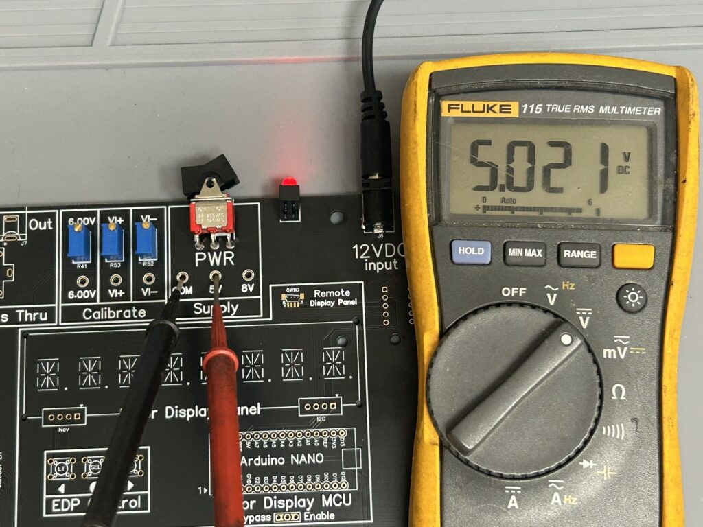Port Box Build Guide 5v supply check