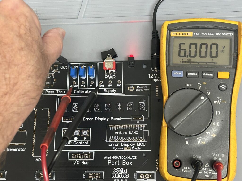 Port Box Technical Reference 6.00v supply check