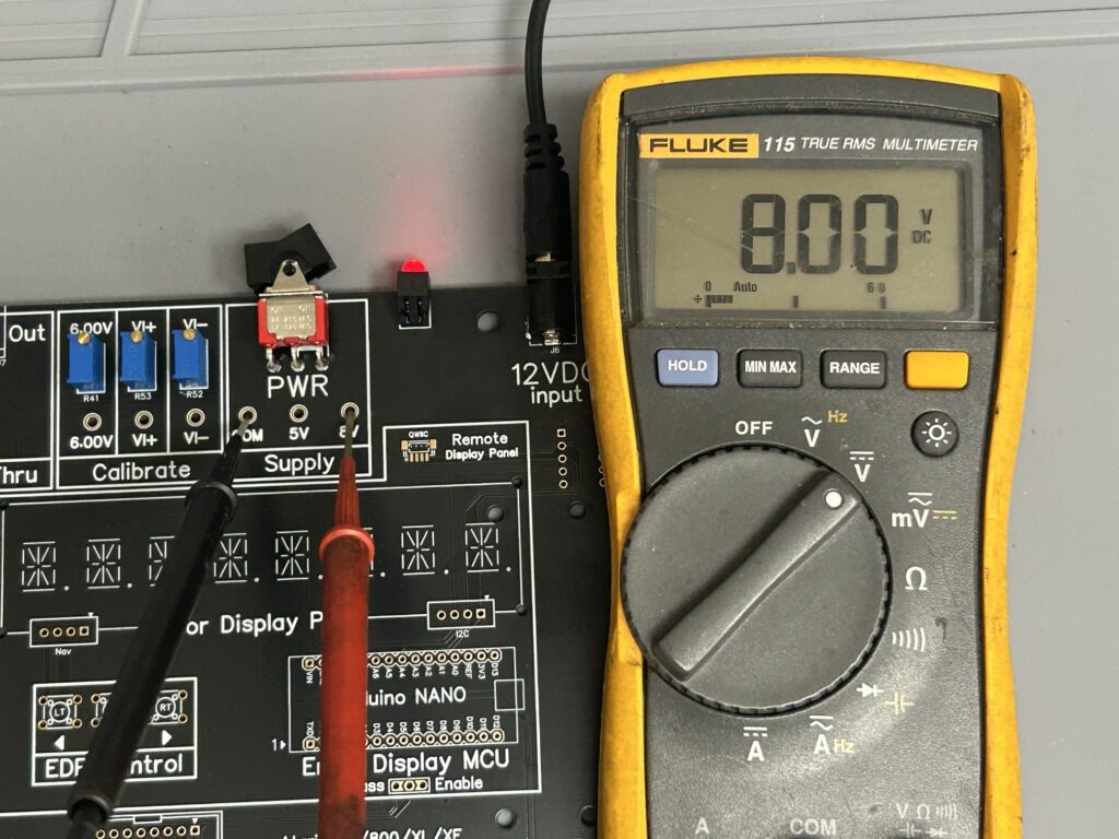 Port Box Build Guide 8v supply check
