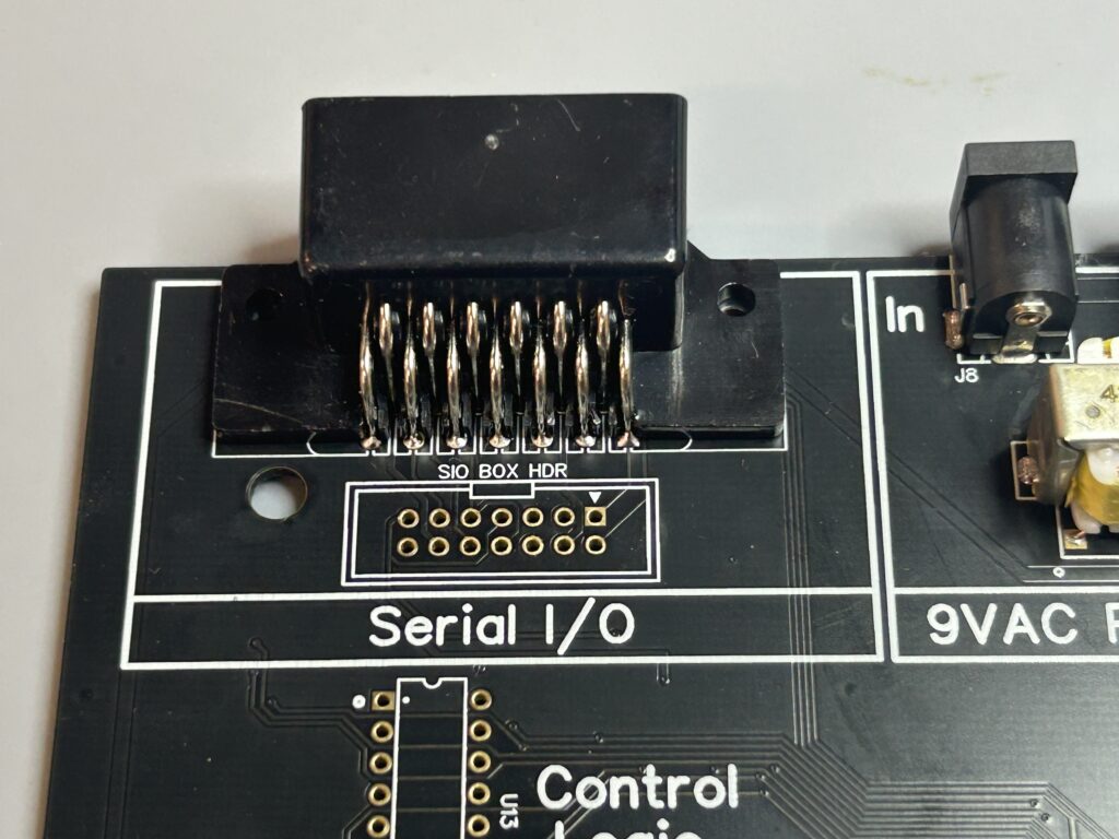 Port Box Build Guide sio jack installed