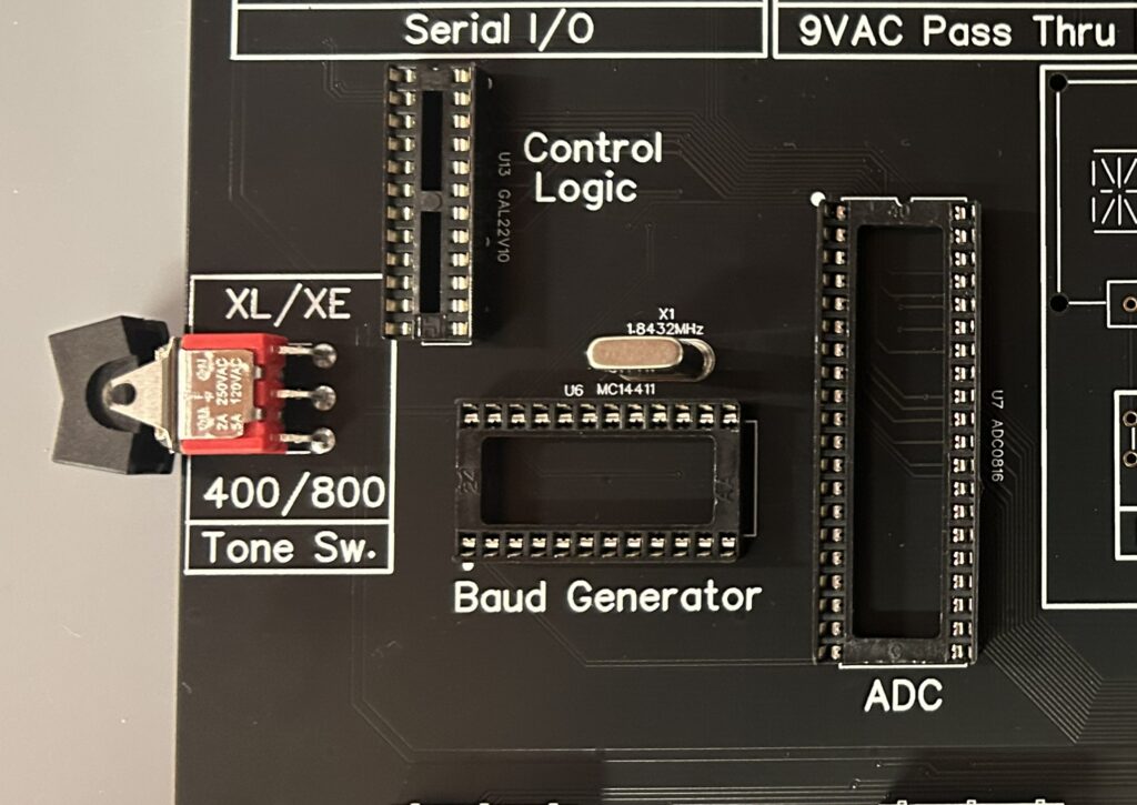 Port Box Build Guide sockets & crystal installed