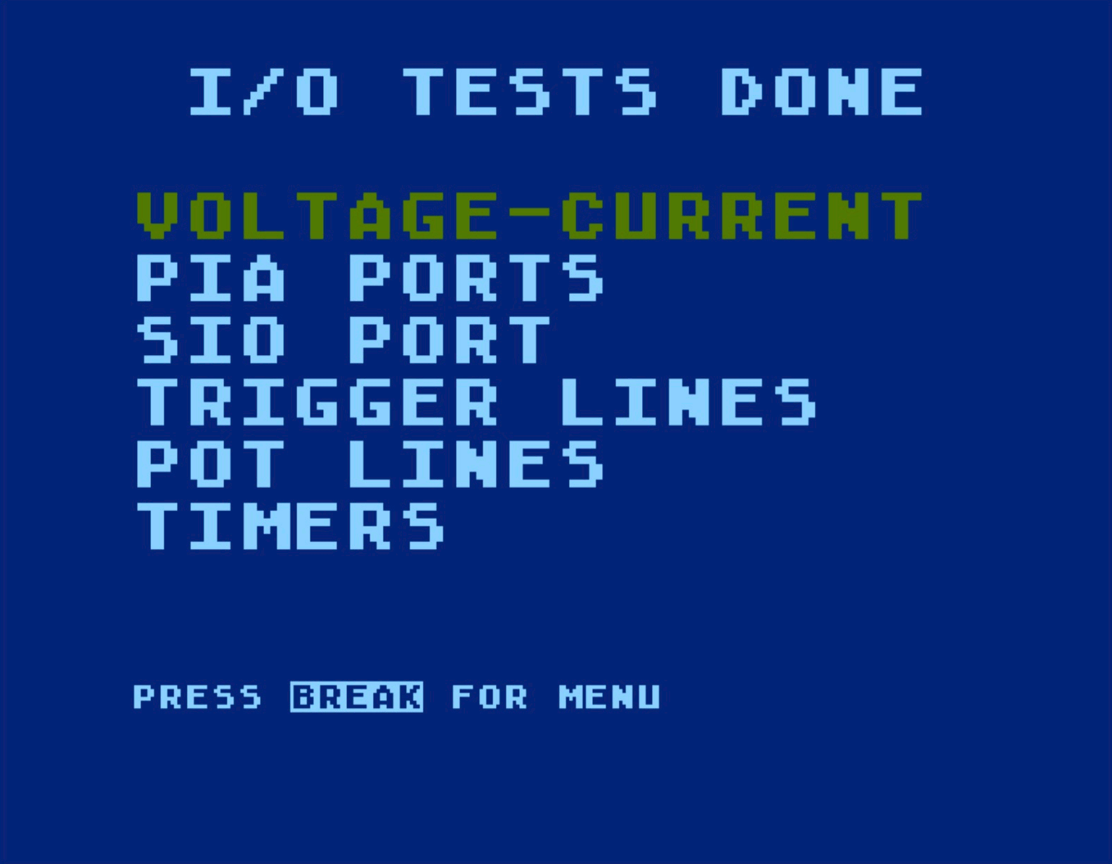 Port Box User Guide 107.4 performance test io port test