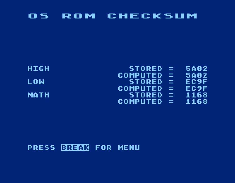 108.0 performance test os rom checksum (400 800)