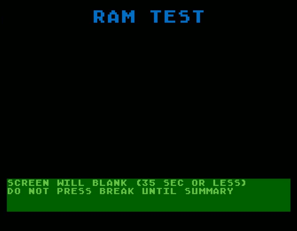109.1 performance test ram test