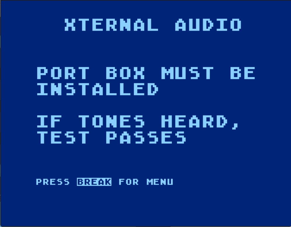 112.0 performance test xternal audio test