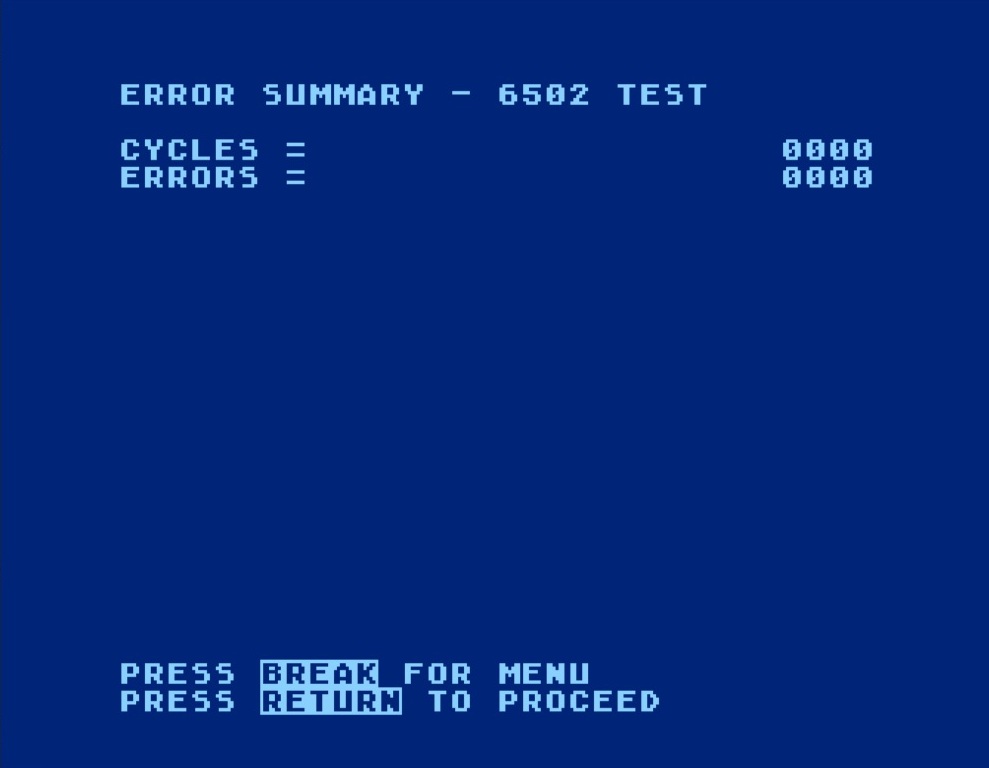 500.1 error summary 6502 test