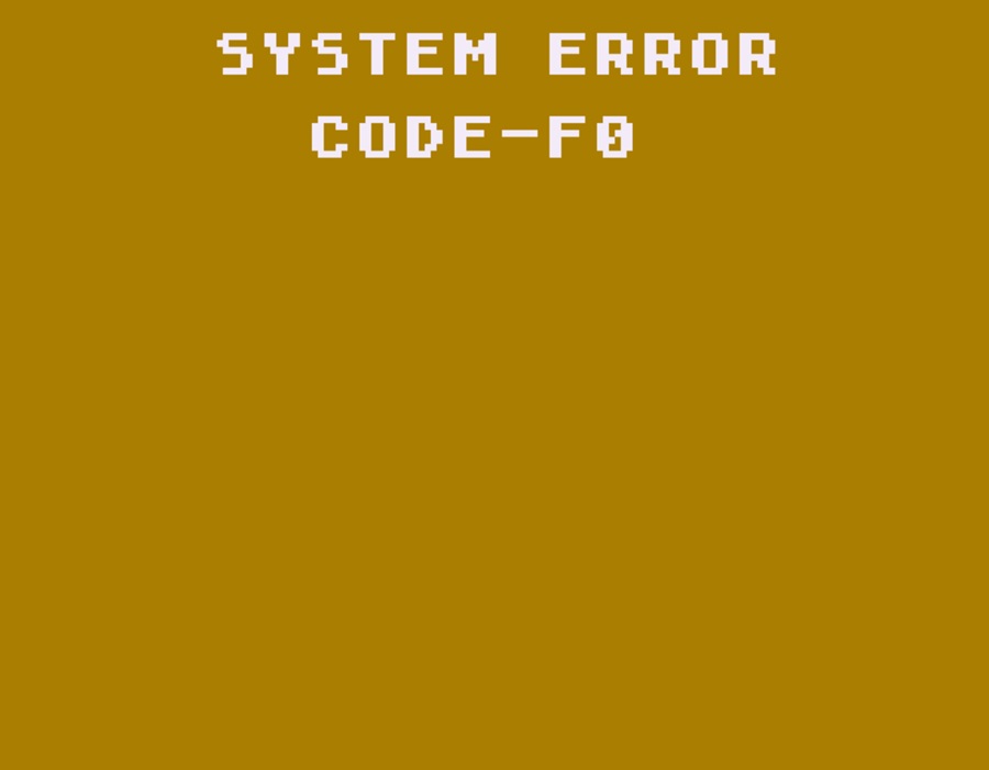 Port Box User Guide fatal error code f0