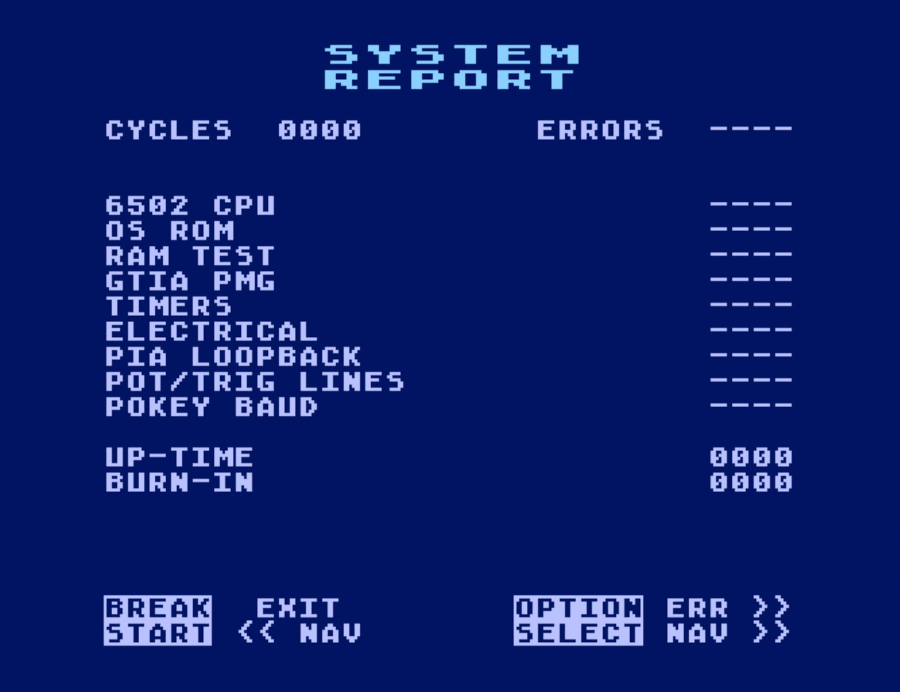 Port Box User Guide system report all