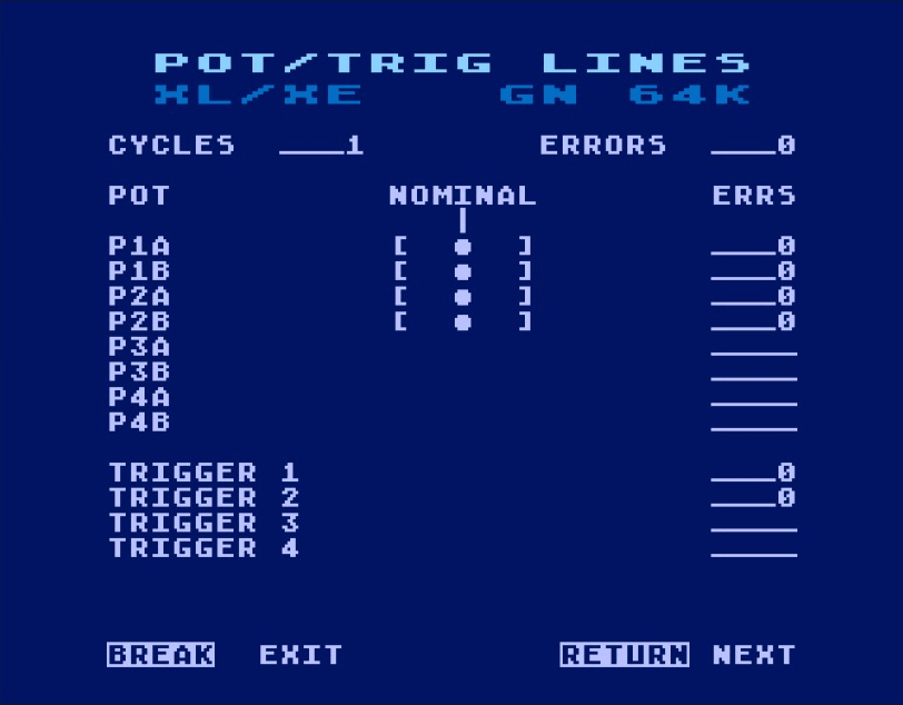 UberSalt Diagnostic Software pot trig lines test