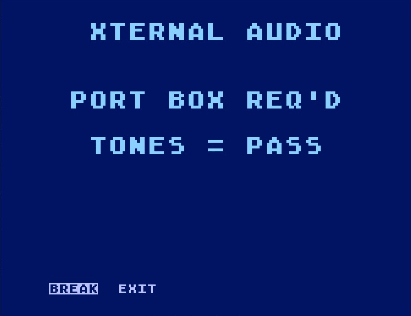 test xternal audio