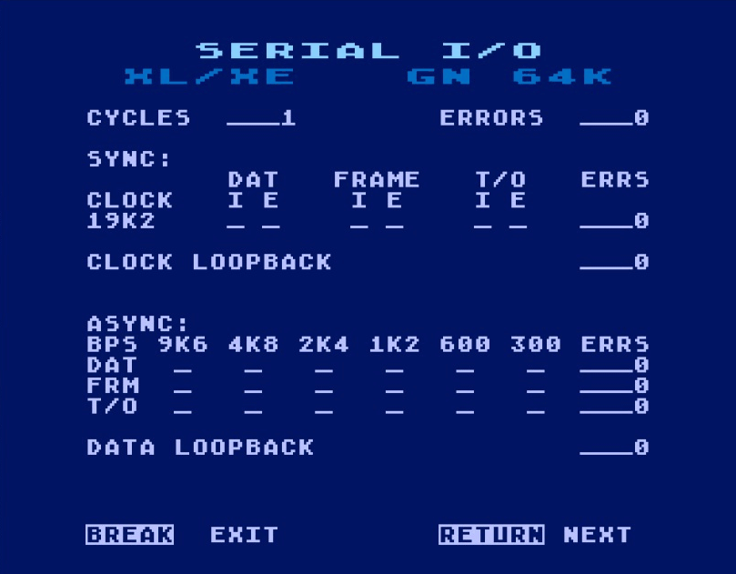 UberSalt Diagnostic Software ubersalt 1.0 serial io test xlxe